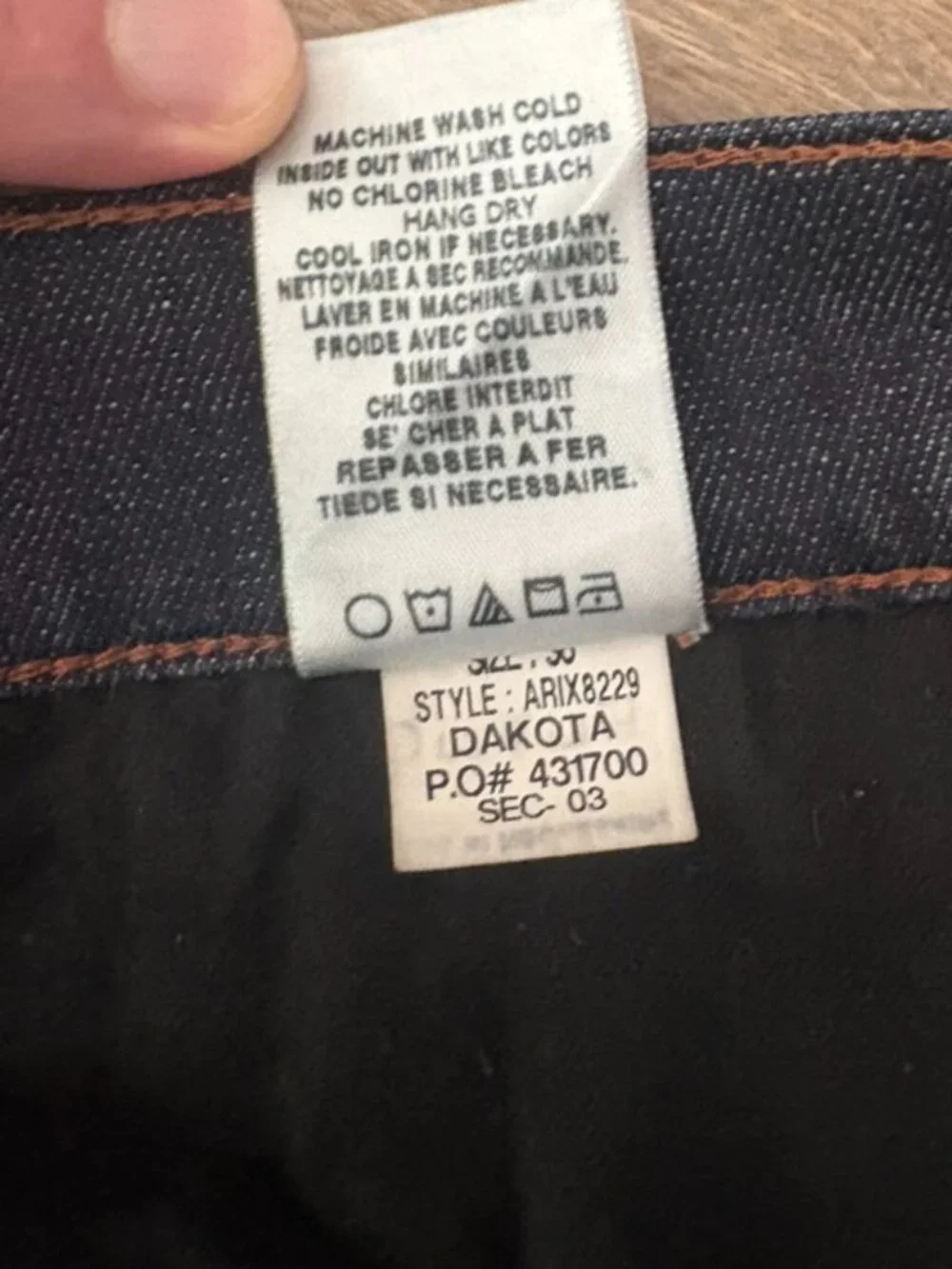 Joe's Jeans The Classic Straight Leg Dark Indigo Denim W36 EUC